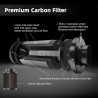 Spider Farmer Aktivkohlefilter 100mm/4 Inch Kohlefilter Air Carbon Filter, Leichtes Australische Aktivkohle für Grow Zelt