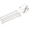 Pflanze wachsen leichte 4 Köpfe USB -Stecker Dimmbare Timerfunktion Volles Spektrum LED Wachsen leichter Innenhaus Sukkulent