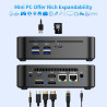 DreamQuest Mini PC Windows 11 Pro Intel Processor N95 (bis 3.4 GHz),16GB RAM + 512GB SSD Mini Desktop Computer |