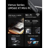 MINIS FORUM Mini-PC UM560 XT AMD Ryzen 5 5600H 6 Kerne/12 Threads, 16 GB RAM, 1 TB PCIe SSD, Miniatur-Computer,
