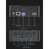 MINIS FORUM Mini-PC UM560 XT AMD Ryzen 5 5600H 6 Kerne/12 Threads, 16 GB RAM, 1 TB PCIe SSD, Miniatur-Computer,