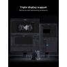 MINIS FORUM Mini-PC UM560 XT AMD Ryzen 5 5600H 6 Kerne/12 Threads, 16 GB RAM, 1 TB PCIe SSD, Miniatur-Computer,