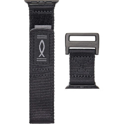 Savior Survival Gear Nylon-Uhrenarmband kompatibel mit Apple Watch 42 mm/44 mm/45 mm/49 mm (iWatch-Serie 8/7/6/5/4/3/2/1/SE) –