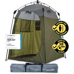 LUMALAND Premium Duschzelt | Toilettenzelt für Indoor & Outdoor | Mobiles Umkleidezelt & Lagerzelt | Zelt für Tierfotografie |