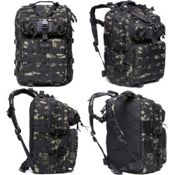 Tacticon 24BattlePack Tactical Backpack | 1 to 3 Day Assault Pack for Men 40L | Combat Veteran Owned Company | Camping Hiking