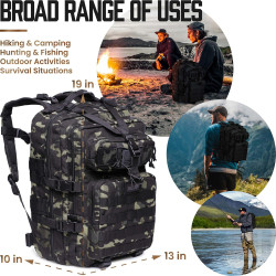 Tacticon 24BattlePack Tactical Backpack | 1 to 3 Day Assault Pack for Men 40L | Combat Veteran Owned Company | Camping Hiking