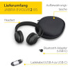 Jabra Evolve2 65 Wireless PC Headset – Noise Cancelling UC Certified Stereo Headphones with Long-Lasting Battery – USB-C
