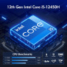 GEEKOM Mini PC IT12 mit Intel i5-12450H, Windows 11 Pro Mini Computer, 16GB RAM & 512GB SSD, 8K Quad-Display | 6X USB |