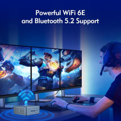 GEEKOM Mini PC IT12 mit Intel i5-12450H, Windows 11 Pro Mini Computer, 16GB RAM & 512GB SSD, 8K Quad-Display | 6X USB |