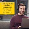 Jabra Evolve2 65 Wireless PC Headset – Noise Cancelling UC Certified Stereo Headphones with Long-Lasting Battery – USB-C