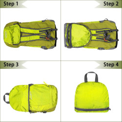 G4Free 40 l Rucksack, faltbar, Wanderrucksack, ultraleicht, Camping, Tagesrucksack