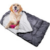 Zwini Hundeschlafsack Outdoor Haustier Bett Matte Kissen Polar Fleece weich schwimmbar Wasserdicht verschleißfest Warm Keeping