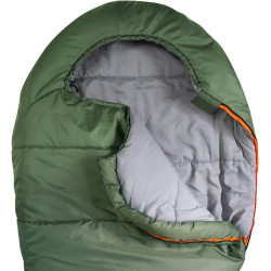 Amazon Basics Schlafsack für kaltes Wetter, zum Camping und Wandern, leicht, Mumienschlafsack, Olivgrün