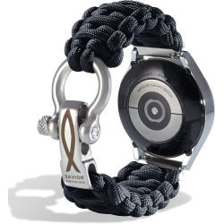 Savior Survival Gear Paracord 20 mm/22 mm Uhrenarmband mit Schnellverschluss – Herren und Damen – Armband kompatibel mit