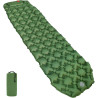 Amazon Basics Camping-Isomatte, leicht, wasserdicht, mit Fußpumpe, 5,6 cm dick, Olivgrün, M