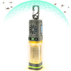 Joellfuner Elektrisches Tragbarer Mückenschutz, Mückenabwehr Camping mit 50-400 lm Campinglampe, Mückenschutzmittel mit 4800mAh