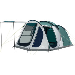 PORTAL Zelt 5 Perosonen Camping Zelt Wasserdicht 3000mm mit Vorzelt Fenster 4-5 Mann Tunnelzelt Familienzelt Festivalzelt für