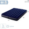 Intex 64757 Classic Downy Blue Dura-Beam Serie Twin Luftbett, Blau, 191 x 99 x 25 cm (L x B x H)