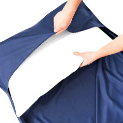 Hüttenschlafsack, Ultraleicht Reiseschlafsack Mikrofaser, Klimaanlage Quilt, Bakterien isolieren Laken mit Kissenfach, Ideal für