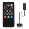 ARGB Controller mit Fernbedienung Binghe 5V 3-Pin ARGB Controller RGB Dimm Controller SATA-betriebener Dimmer 14 Key