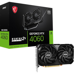 MSI Gaming GeForce RTX 4060 Grafikkarte, 8 GB GDRR6, 128-Bit, HDMI/DP, NVLink, mit Torx 4.0 Lüfter, Grafikkarte mit Ada Lovelace
