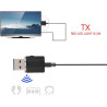 Bluetooth AUX Adapter, 2 in 1 HiFi USB Adapter Receiver Audio Stereo Bluetooth 5.0 Universal Wireless Audio Receiver Tragbar für
