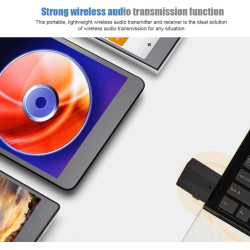 Bluetooth AUX Adapter, 2 in 1 HiFi USB Adapter Receiver Audio Stereo Bluetooth 5.0 Universal Wireless Audio Receiver Tragbar für
