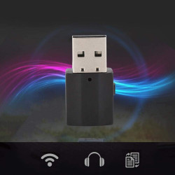 Bluetooth AUX Adapter, 2 in 1 HiFi USB Adapter Receiver Audio Stereo Bluetooth 5.0 Universal Wireless Audio Receiver Tragbar für
