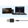 Bluetooth AUX Adapter, 2 in 1 HiFi USB Adapter Receiver Audio Stereo Bluetooth 5.0 Universal Wireless Audio Receiver Tragbar für