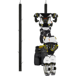 Cosmos Tragbarer Hockey-Ausrüstungsbügel für Eishockey-Ausrüstung, mit sechs Haken, Hockey-Geschenke für Zuhause, Outdoor,