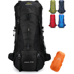 Doshwin 70L Rucksack Campingrucksack Trekkingrucksack Wanderrucksack Reiserucksack (mit Regenschutz)