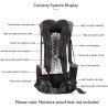 MOXIHIKE 3FULGEAR Hiking Backpack for Men Women 56L(40+16) Lightweight Outdoor Camping Bag Trekking Daypack