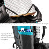 MOXIHIKE 3FULGEAR Hiking Backpack for Men Women 56L(40+16) Lightweight Outdoor Camping Bag Trekking Daypack