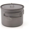 TOAKS Camping Titan Topf Becher Schale (375ml, 450ml, 550ml, 650ml, 700ml, 750ml, 900ml), Outdoor Picknick Wandern Titanium