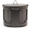 TOAKS Camping Titan Topf Becher Schale (375ml, 450ml, 550ml, 650ml, 700ml, 750ml, 900ml), Outdoor Picknick Wandern Titanium