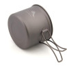 TOAKS Camping Titan Topf Becher Schale (375ml, 450ml, 550ml, 650ml, 700ml, 750ml, 900ml), Outdoor Picknick Wandern Titanium