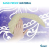 Sunlit Silky Soft Boho Sand Proof Beach Blanket Sand Proof Mat with Corner Pockets and Mesh Bag 6' x 7' for Beach Party, Travel,