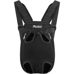 Pawaboo Haustier Rucksack Hund Tragetasche, Verstellbar Beinen heraus Rucksäcke Haustier Tragbar Reisetasche, Atmungsaktiv und