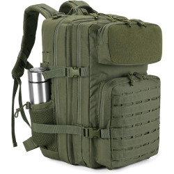 HUNTVP Militär Rucksack Herren 45L Taktischer Rucksack Molle Wanderrucksack Tactical Backpack Sportrucksack Bundeswehr
