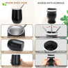 TELANKS Modernes Mate Becher 340 ml, Yerba Mate Cup Set Edelstahl doppelwand isolier Design, Mate Tee Tasse mit BPA-freiem