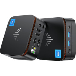 NiPoGi Essenx E1 Mini PC W-11 PRO Ιntel Twin Lake N150(Besser als N100) 16 GB RAM 512 GB M.2 SSD, E1 Mini Desktop PC 4K@60HZ UHD