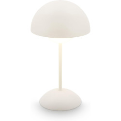 BRILONER - LED Tischlampe kabellos IP44 mit Touch, dimmbar, Akku tauschbar, Nachttischlampe, Leselampe, LED Lampe, Campinglampe,