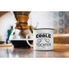 Moonworks Emaille Tasse Becher So sieht ein richtig ein richtig cooler Camper aus Berufe Kaffeetasse weiß-schwarz unisize