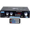 Heimverstärker | Kompakt-Verstärker Stereoempfänger - Kabelloser HiFi Surround Player mit Multimode für TV, Mikrofon, Karaoke,