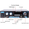 Heimverstärker | Kompakt-Verstärker Stereoempfänger - Kabelloser HiFi Surround Player mit Multimode für TV, Mikrofon, Karaoke,