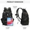 HUNTVP Militär Rucksack 30L 35L Taktischer Rucksack 30L 35L Wanderrucksack Herren Bundeswehr Rucksack Wasserdicht Tagesrucksack