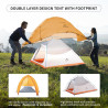 Naturehike Cloud up 2 Ultraleichte Zelte Doppelten 2 Personen Zelt 3-4 Saison für Camping Wandern