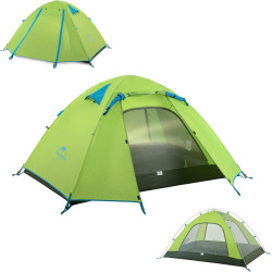 Naturehike Profi Series 3-Personen Zelt wasserdicht Ultraleicht 3-4 Jahreszeiten PU3000mm 2.1kg kompaktes Paket für Camping