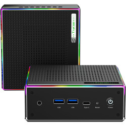 Trycoo Mini PC AMD Ryzen 5 5500U (4,0 GHz) Kleiner PC-Prozessoren 16 GB DDR4 RAM 512 GB SSD Micro Kleincomputer unterstützt 4K @