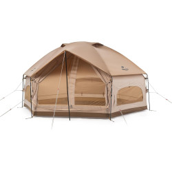 Naturehike Camping Zelt Familienzelt 3-4 Personen Zelt Jurtenzelt Großes Wasserdichtes Zelt Sechseckzelt mit 5,5 m² für Outdoor